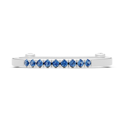 Dainty Euro Shank Pavé Band – Round