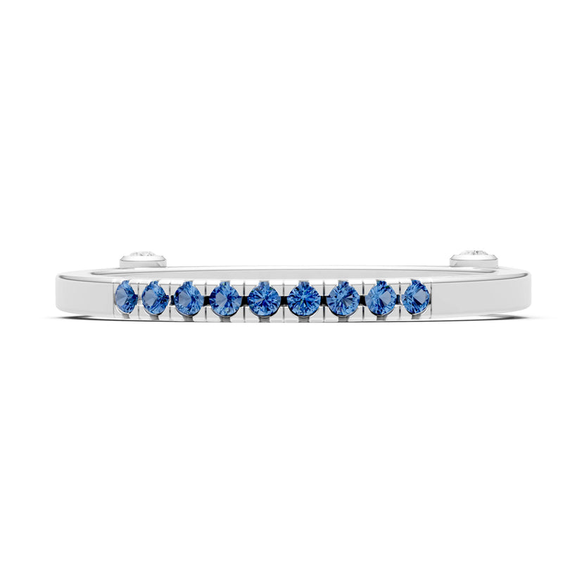 Dainty Euro Shank Pavé Band – Round