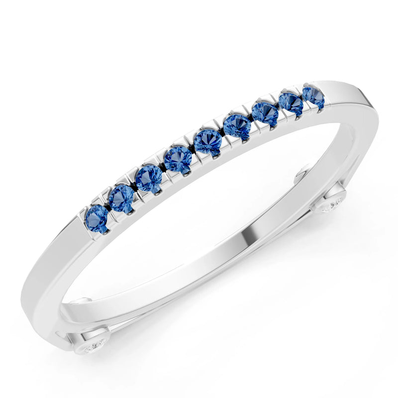 Dainty Euro Shank Pavé Band – Round