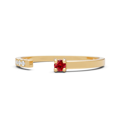 Dainty Open Band - Round