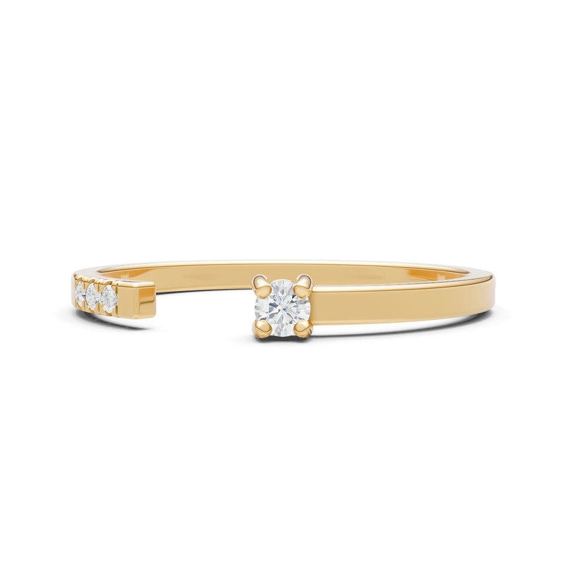 Diamond Dainty Open Band