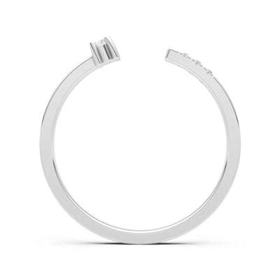 Diamond Dainty Open Band