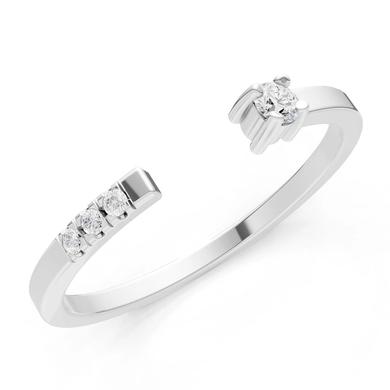 Diamond Dainty Open Band