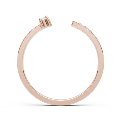 Diamond Dainty Open Band