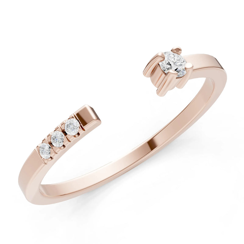 Diamond Dainty Open Band