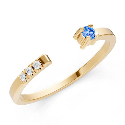 Dainty Open Band - Round
