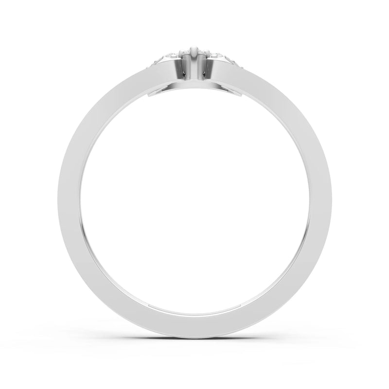Tri-Cluster Pavé Ring