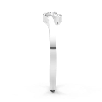 Tri-Cluster Pavé Ring