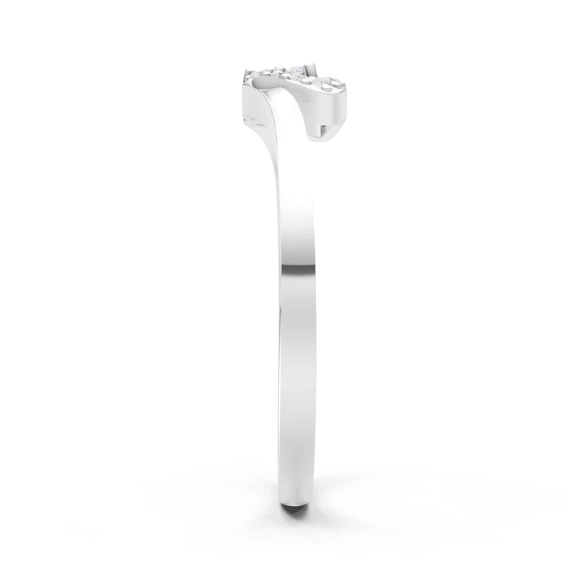 Tri-Cluster Pavé Ring