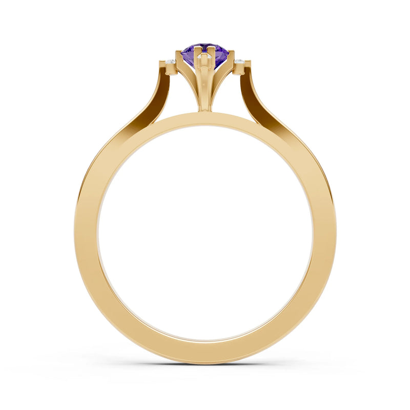 Classic Four-Prong Solitaire Ring