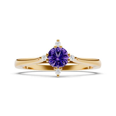 Classic Four-Prong Solitaire Ring