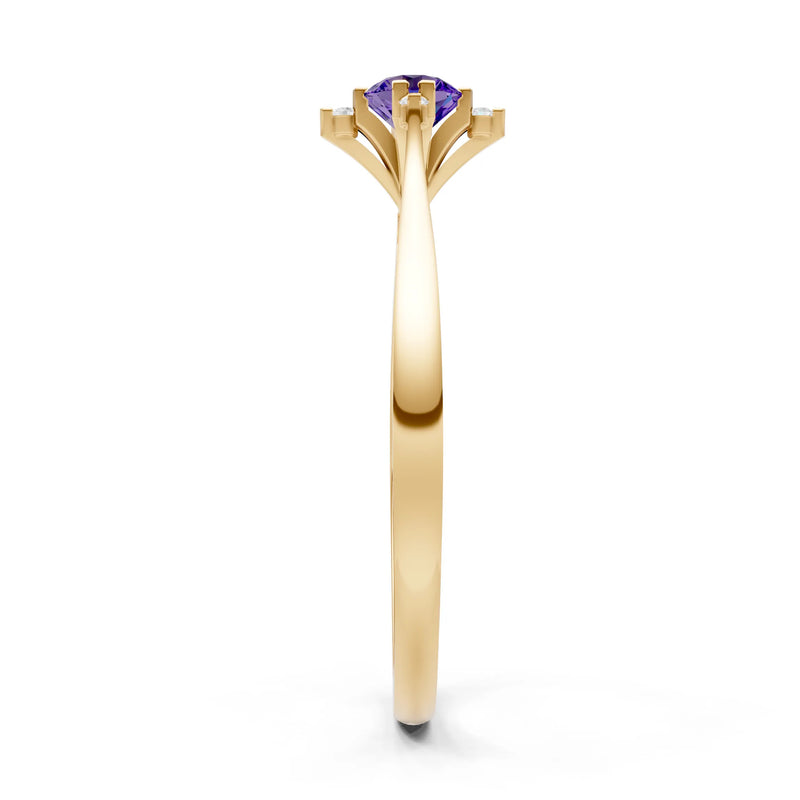 Classic Four-Prong Solitaire Ring
