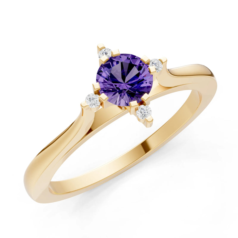 Classic Four-Prong Solitaire Ring