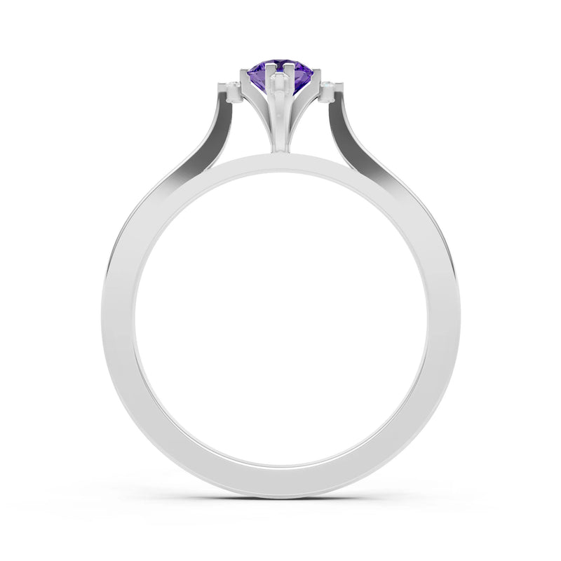 Classic Four-Prong Solitaire Ring