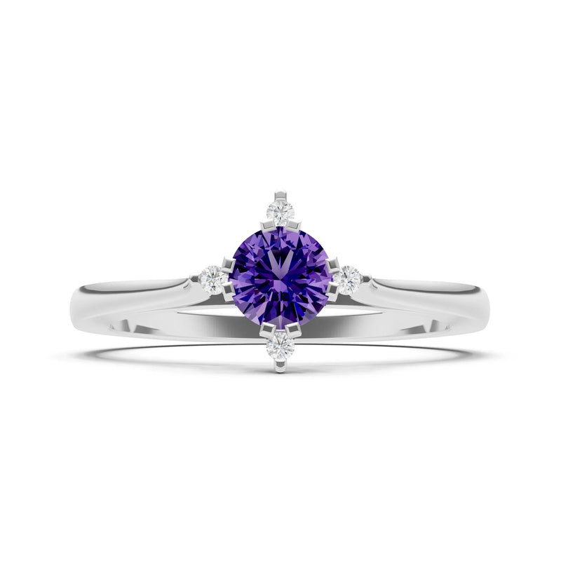 Classic Four-Prong Solitaire Ring