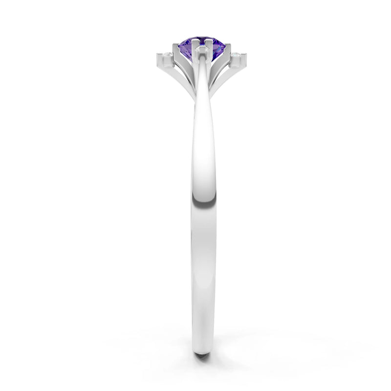 Classic Four-Prong Solitaire Ring