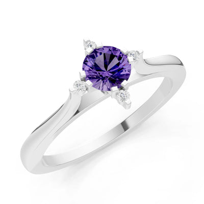 Classic Four-Prong Solitaire Ring