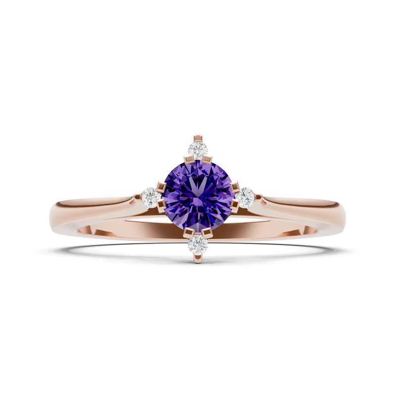 Classic Four-Prong Solitaire Ring