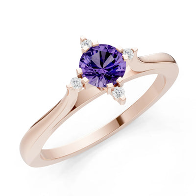 Classic Four-Prong Solitaire Ring