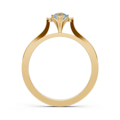 Classic Four-Prong Solitaire Ring