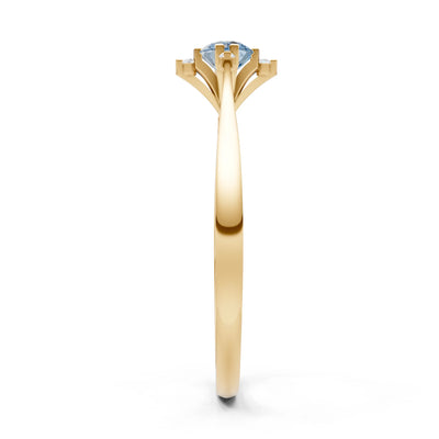Classic Four-Prong Solitaire Ring