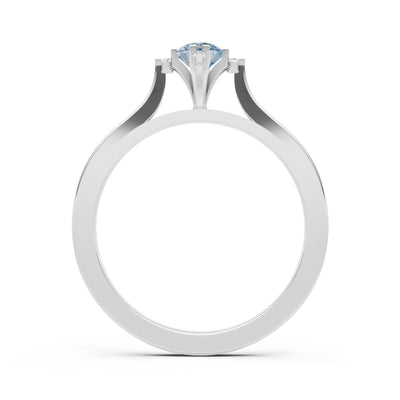 Classic Four-Prong Solitaire Ring