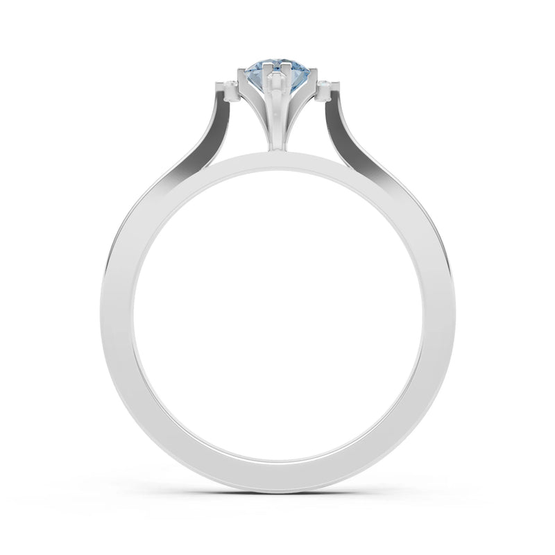 Classic Four-Prong Solitaire Ring