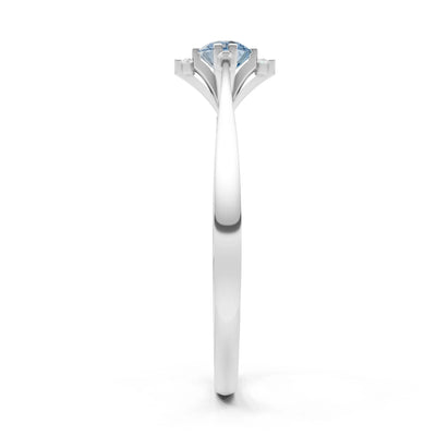 Classic Four-Prong Solitaire Ring