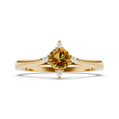 Classic Four-Prong Solitaire Ring