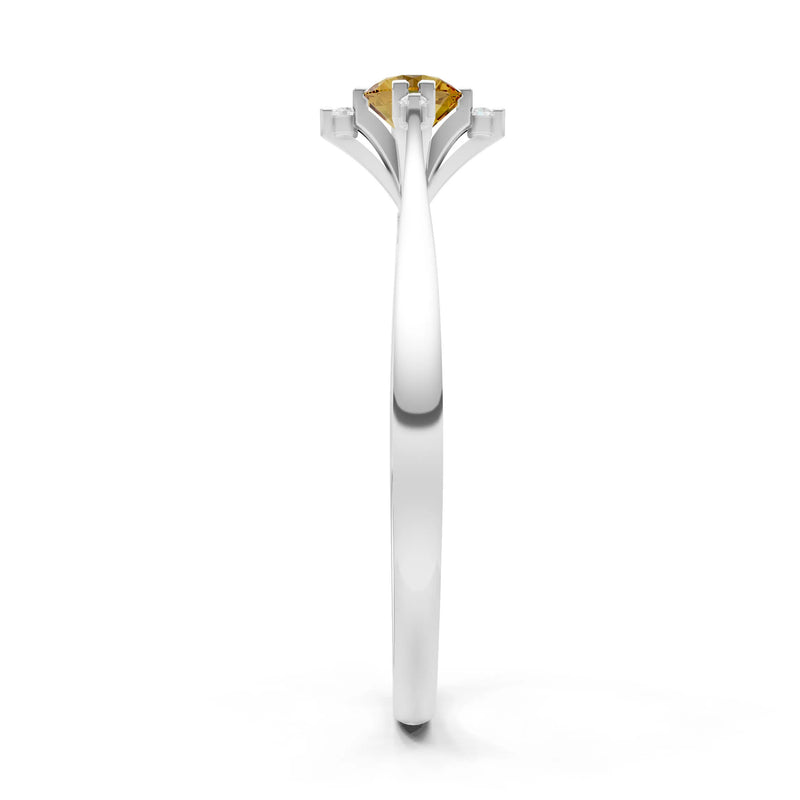 Classic Four-Prong Solitaire Ring