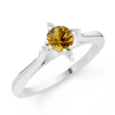 Classic Four-Prong Solitaire Ring