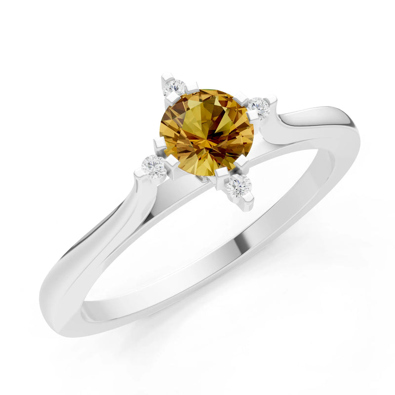Classic Four-Prong Solitaire Ring