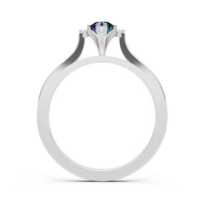 Classic Four-Prong Solitaire Ring