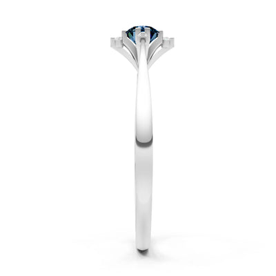 Classic Four-Prong Solitaire Ring