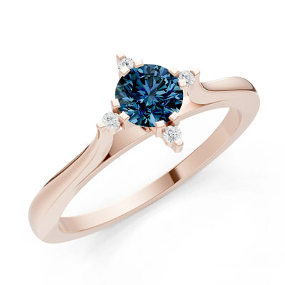 Classic Four-Prong Solitaire Ring