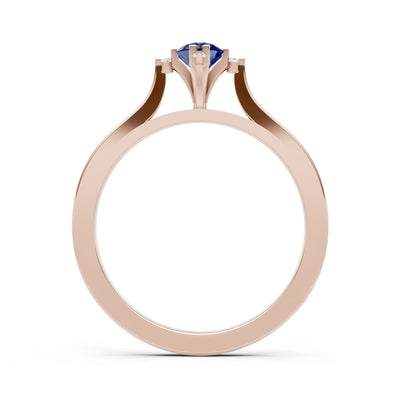 Classic Four-Prong Solitaire Ring