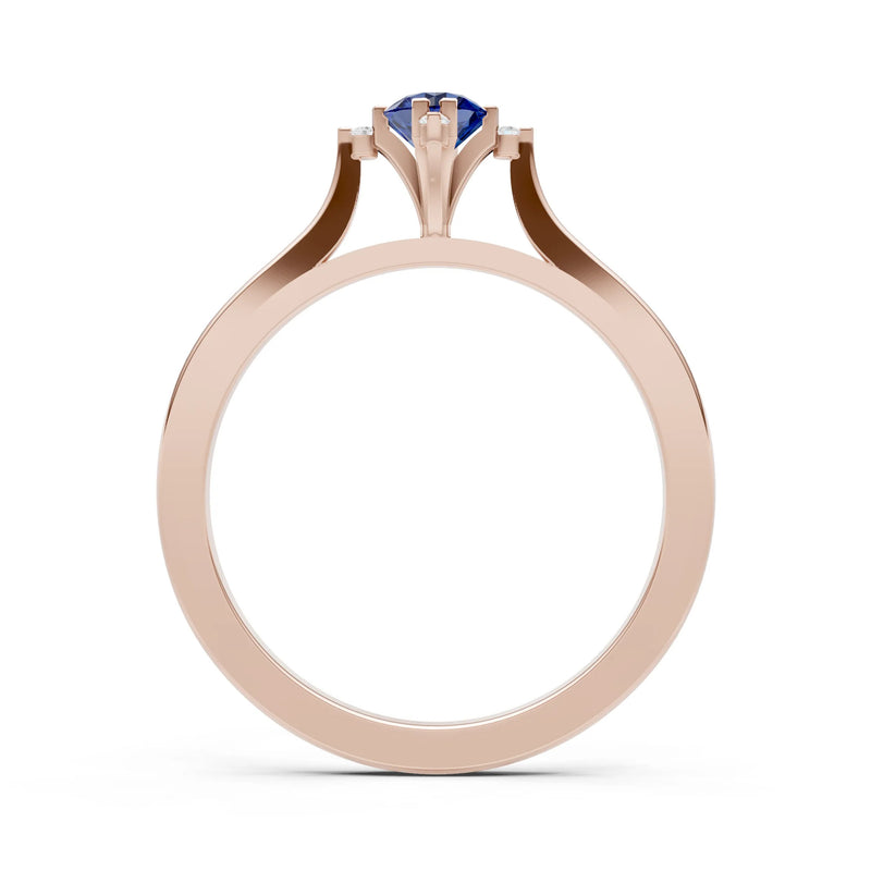 Classic Four-Prong Solitaire Ring