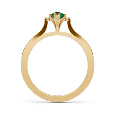 Classic Four-Prong Solitaire Ring