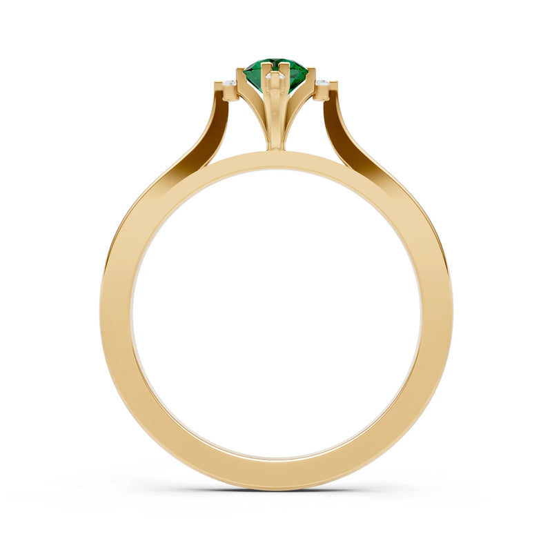 Classic Four-Prong Solitaire Ring