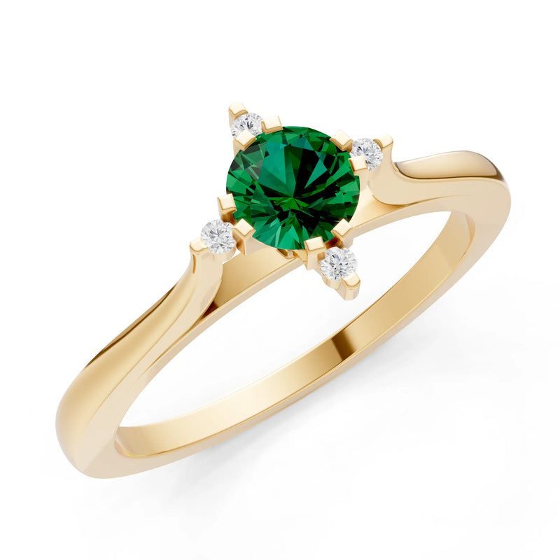 Classic Four-Prong Solitaire Ring