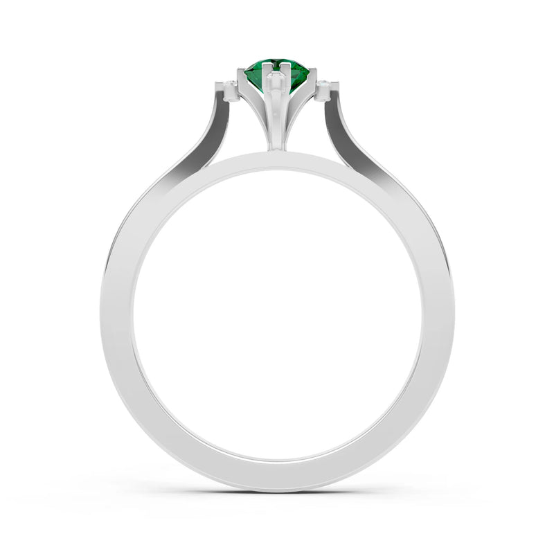 Classic Four-Prong Solitaire Ring