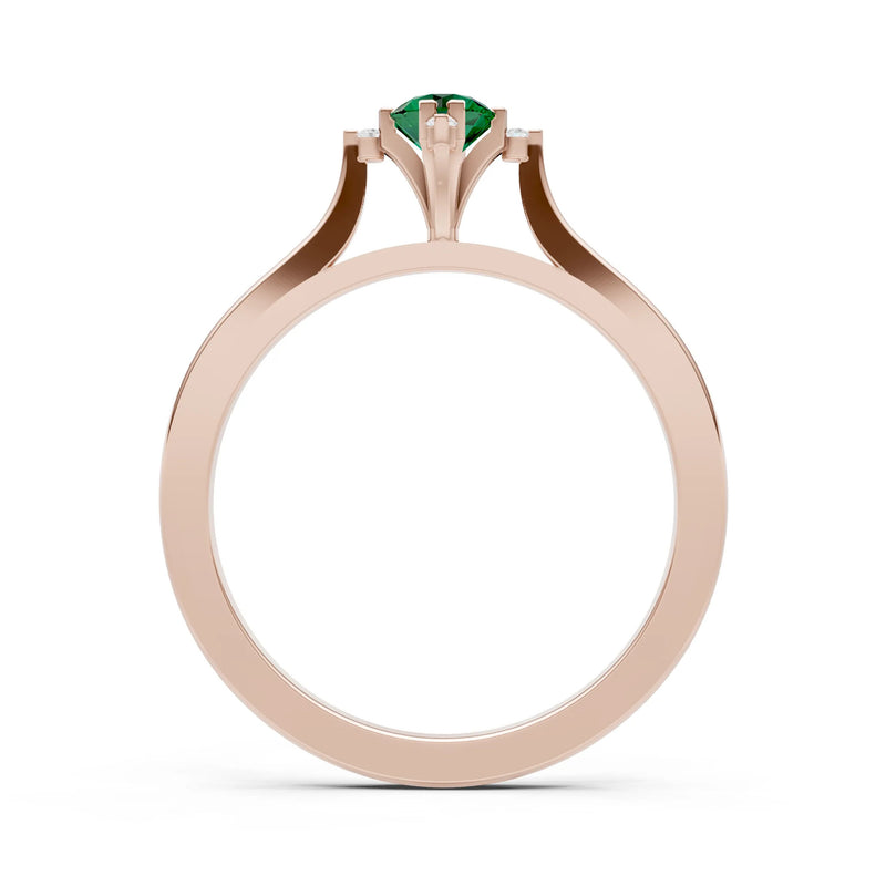 Classic Four-Prong Solitaire Ring