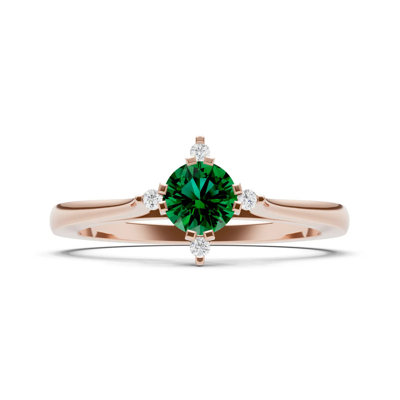 Classic Four-Prong Solitaire Ring