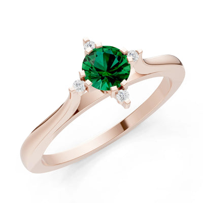 Classic Four-Prong Solitaire Ring