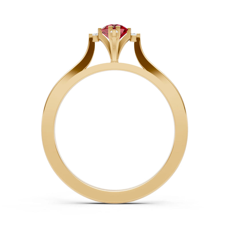 Classic Four-Prong Solitaire Ring