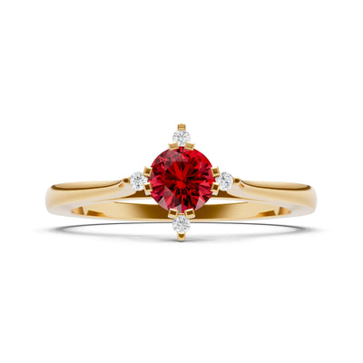 Classic Four-Prong Solitaire Ring