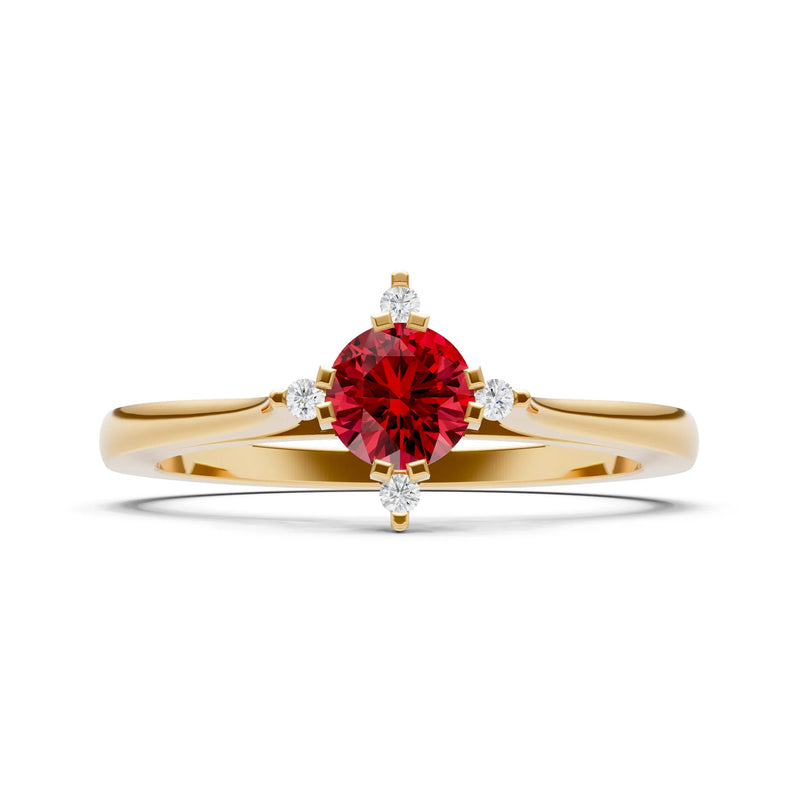 Classic Four-Prong Solitaire Ring