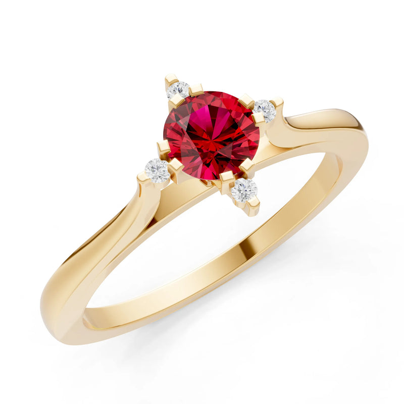 Classic Four-Prong Solitaire Ring
