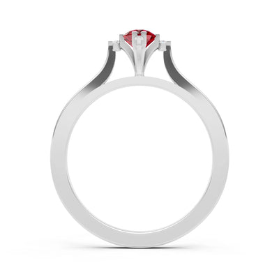 Classic Four-Prong Solitaire Ring
