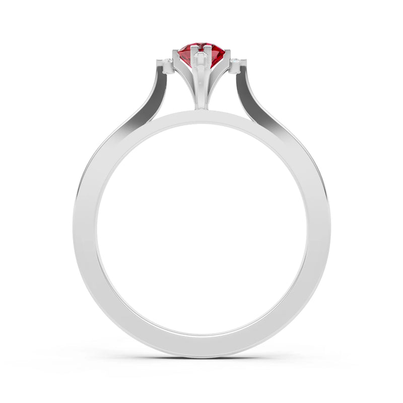 Classic Four-Prong Solitaire Ring